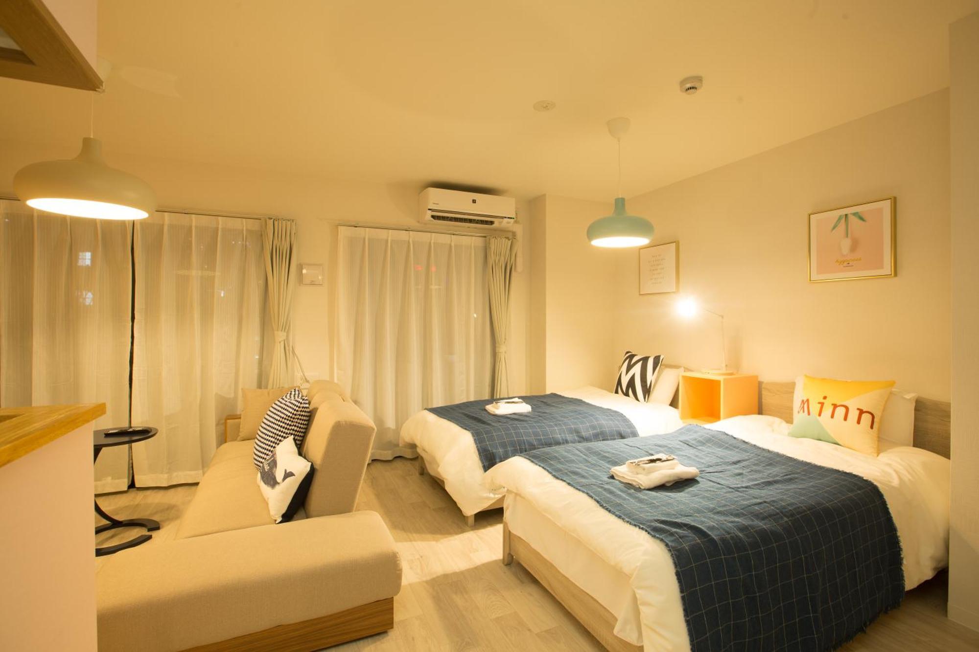 大阪市Sky Living Nambaアパートメント 部屋 写真